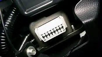 OBD2 port located under the drivers side dash