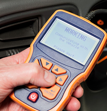 obd2 scan tool used to view check engine light codes and run diagnostics